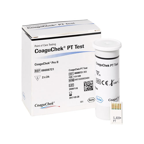 CoaguChek PRO II PT Teststreifen