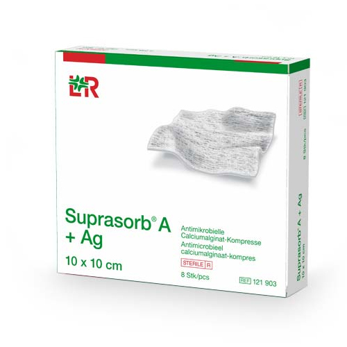 Suprasorb® A+Ag Calcium-Alginatkompresse