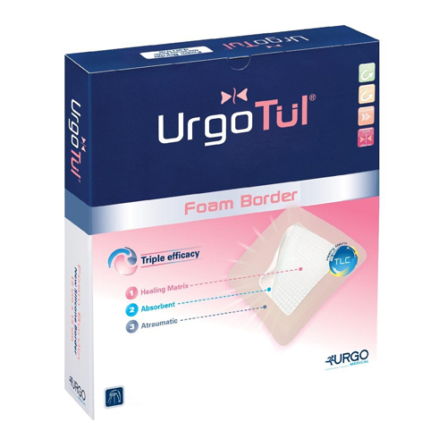 UrgoTül® Foam Border Sacrum Schaumstoffverband
