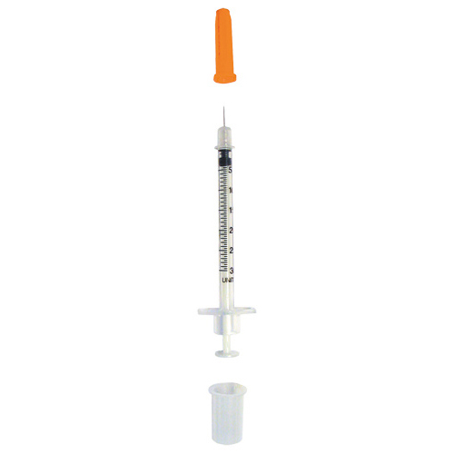 BD Micro-Fine + Insulinspritzen für U-100 Insuline