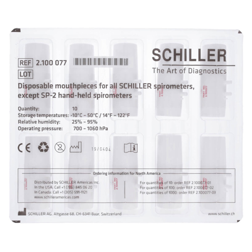 SCHILLER Spirometrie-Mundstücke SP 150/160/250
