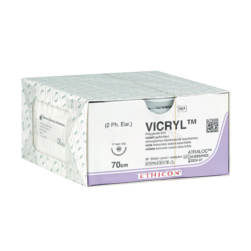 Vicryl violett geflochten