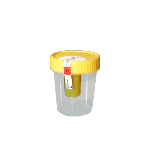 Sarstedt Urinbecher 100ml mit Schraubdeckel gelb